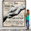 Personalized To My Son From Dad Never Forget That I Love You For Son Great Birthday Thanksgiving Graduation Christmas Bed Quilt Fleece Throw Blanket | siriusteestore
