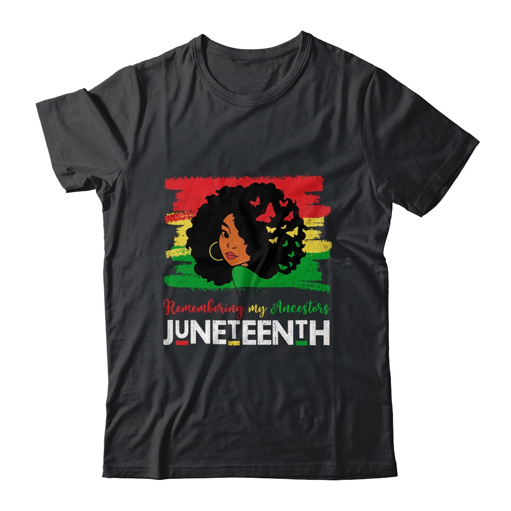 Remembering My Ancestors Juneteenth Black Freedom 1865 Shirt & Tank Top | siriusteestore