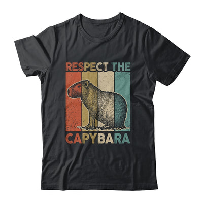 Respect The Capybara Animal Funny Capybara Lover Shirt & Hoodie | siriusteestore