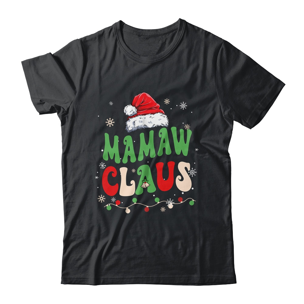Team Santa Mamaw Claus Elf Groovy Matching Family Christmas Shirt & Sweatshirt | siriusteestore