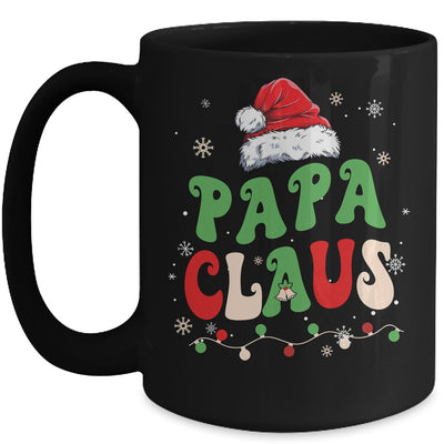 Team Santa Papa Claus Elf Groovy Matching Family Christmas Mug | siriusteestore