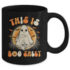 This Is Boo Sheet Ghost Retro Halloween Costume Funny Mug | siriusteestore