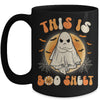 This Is Boo Sheet Ghost Retro Halloween Costume Funny Mug | siriusteestore