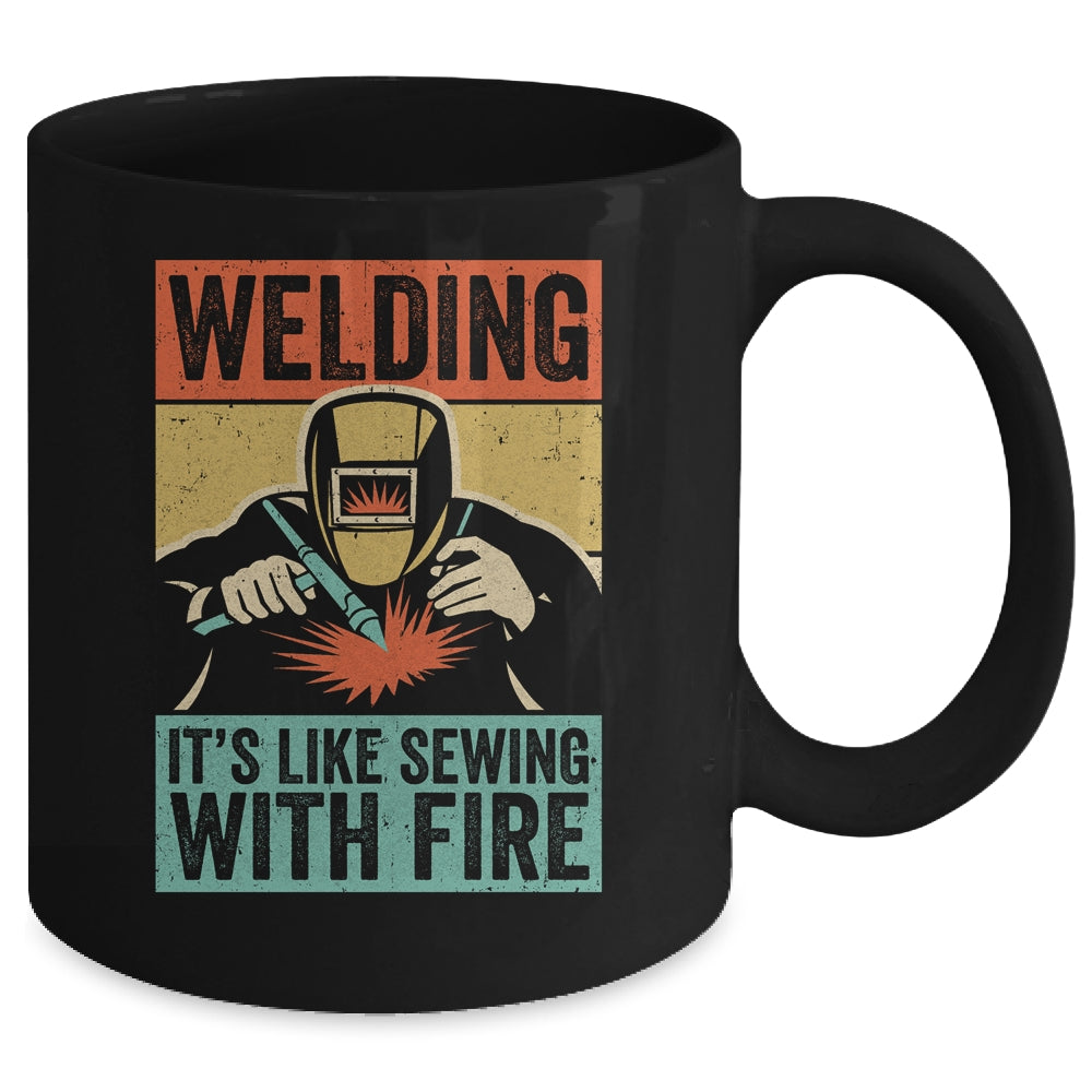 Vintage Funny Welder With Sayings Welding For Men Mug | siriusteestore