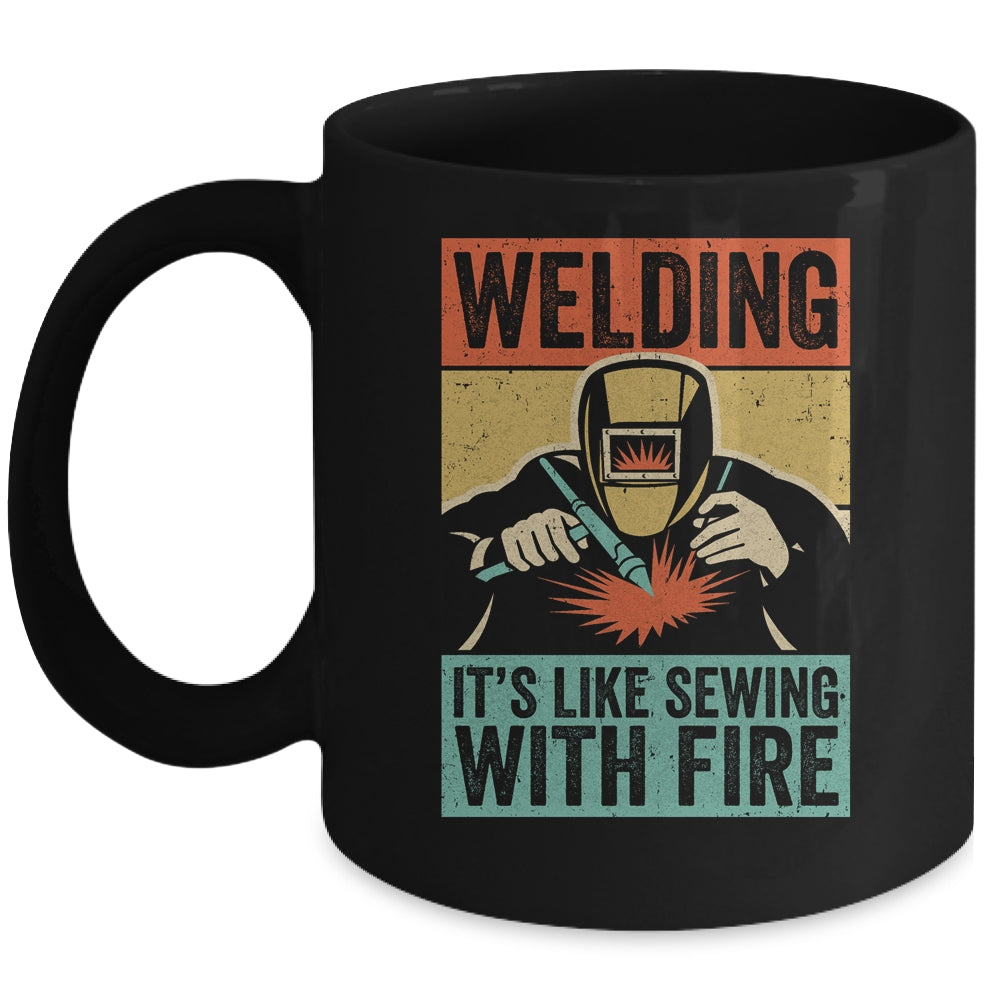 Vintage Funny Welder With Sayings Welding For Men Mug | siriusteestore