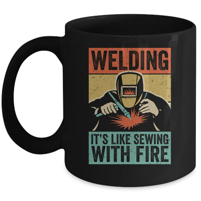 Vintage Funny Welder With Sayings Welding For Men Mug | siriusteestore