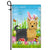 Yorkie Happy Easter Day Holiday Flag Funny Dog Dog Wear Bunny Ears Headband Cute for Home Decor | siriusteestore
