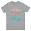100 Days Brighter Student Happy 100th Day Of School Tie Dye Youth Shirt | siriusteestore