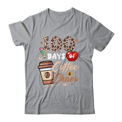 100 Days Of Coffee And Chaos 100 Days Student Teacher Shirt & Hoodie | siriusteestore