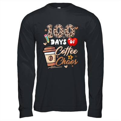 100 Days Of Coffee And Chaos 100 Days Student Teacher Shirt & Hoodie | siriusteestore