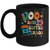 100 Days Of Coffee And Chaos 100th Day Of School Teacher Mug | siriusteestore