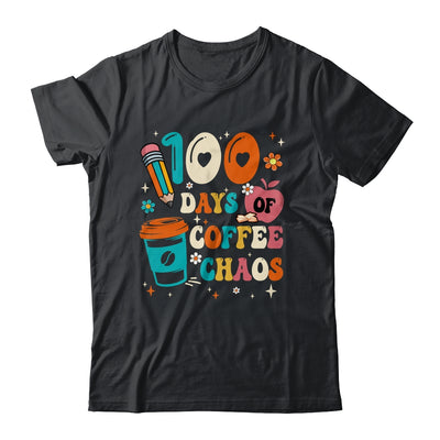 100 Days Of Coffee And Chaos 100th Day Of School Teacher Shirt & Hoodie | siriusteestore