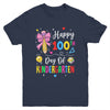 100 Days Of Kindergarten Happy 100th Day Of School Teachers Youth Shirt | siriusteestore