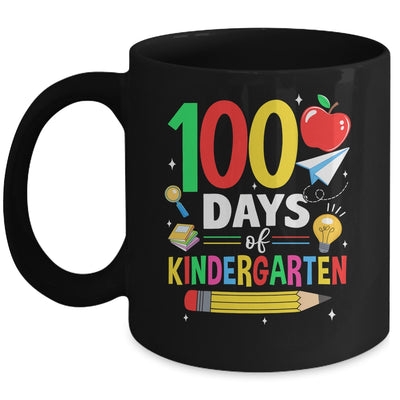100 Days Of Kindergarten School 100th Days Of School Mug | siriusteestore