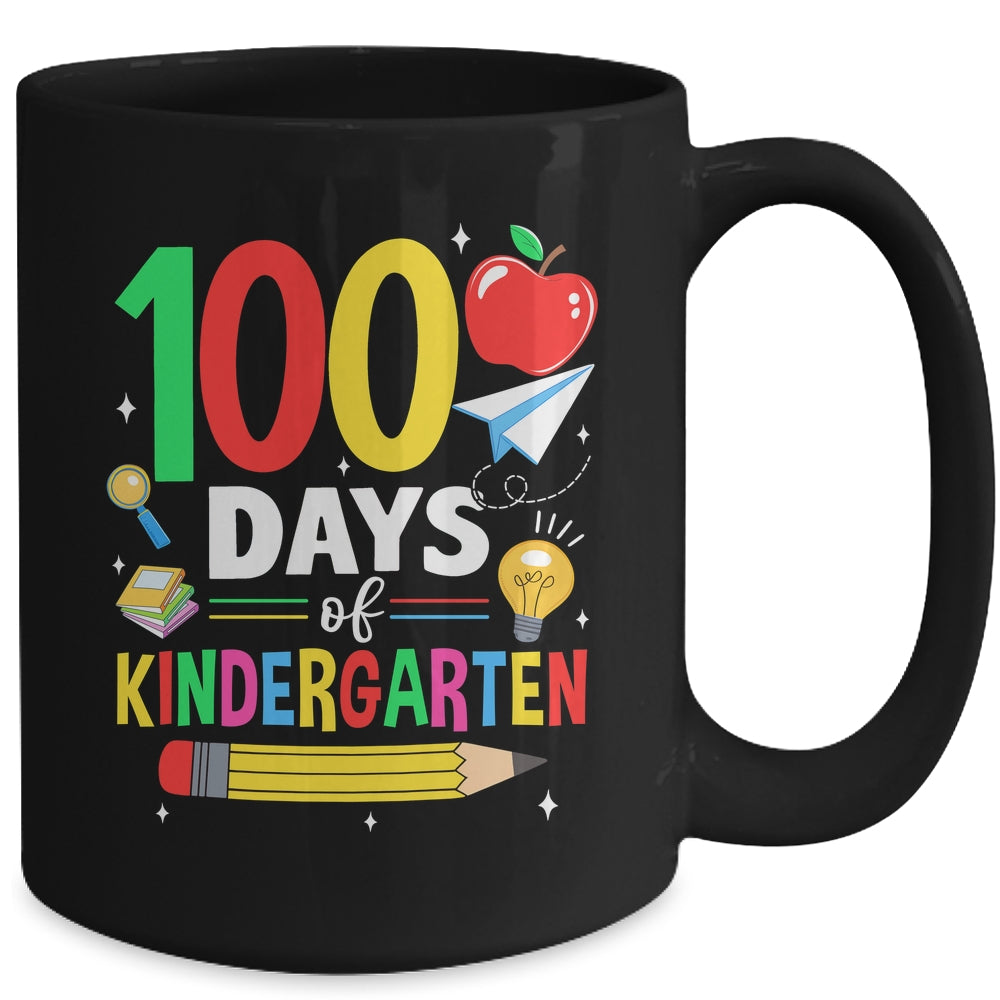 100 Days Of Kindergarten School 100th Days Of School Mug | siriusteestore