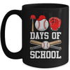 100 Days Of School Baseball 100Th Day Students Boys Kids Mug | siriusteestore