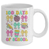 100 Days Of School Coquette Bow 100th Day Of School Teacher Mug | siriusteestore