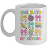 100 Days Of School Coquette Bow 100th Day Of School Teacher Mug | siriusteestore