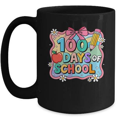 100 Days Of School Preppy 100th Day Of School Teacher Kids Mug | siriusteestore