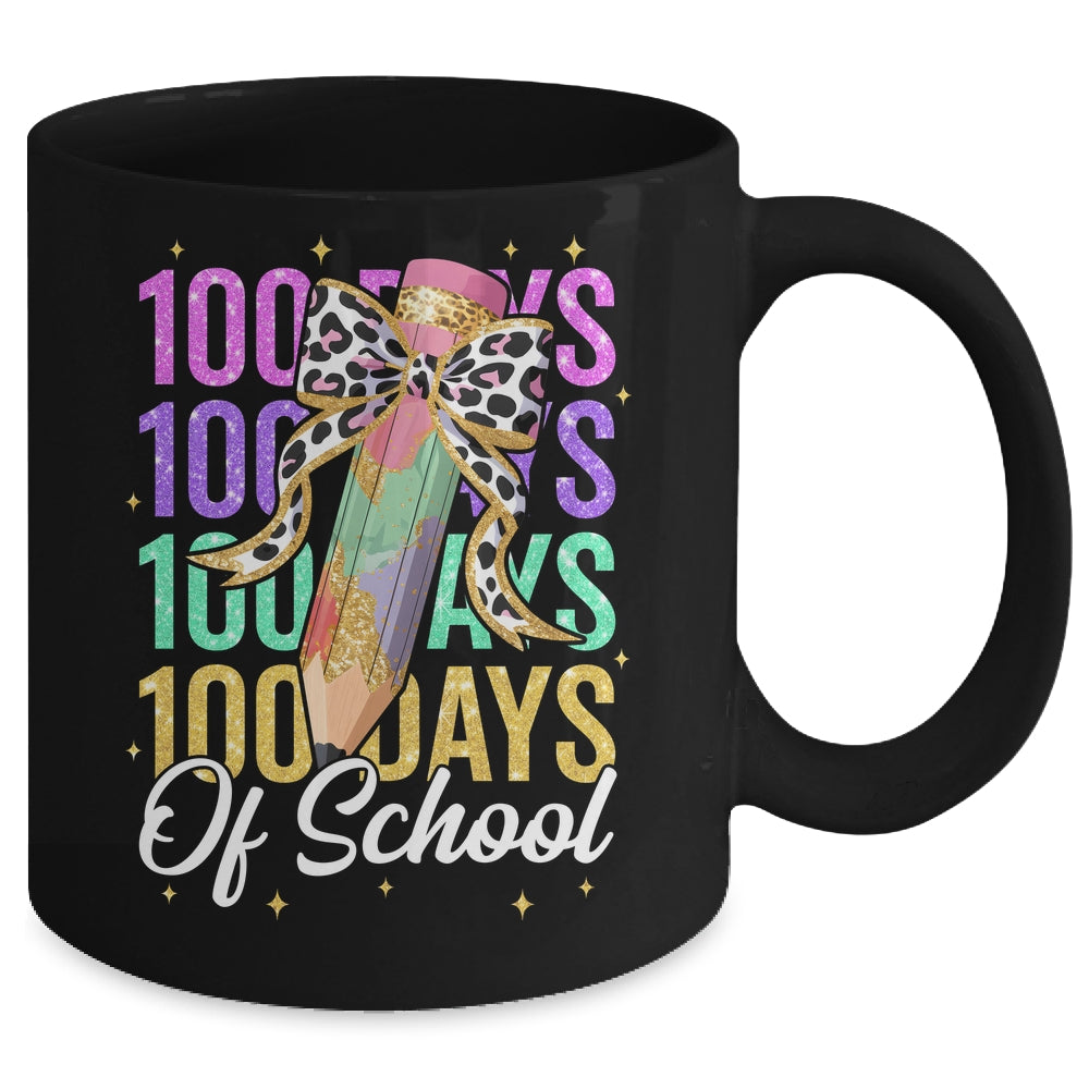 100 Days Of School Teacher 100th Day Of School Girls Kids Mug | siriusteestore