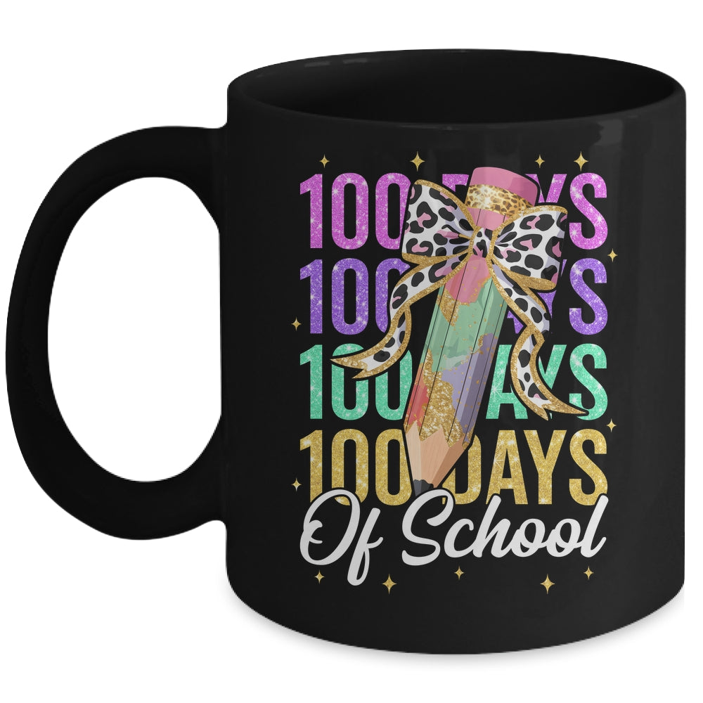 100 Days Of School Teacher 100th Day Of School Girls Kids Mug | siriusteestore