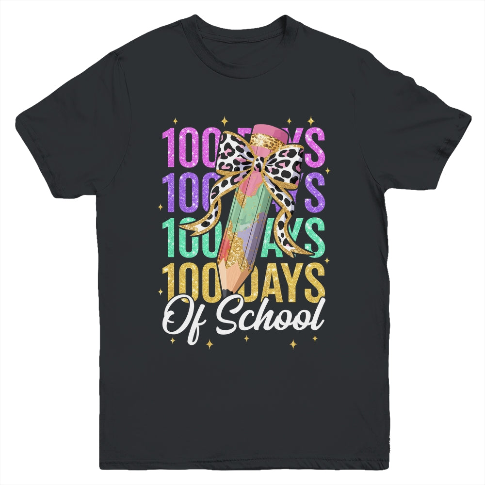 100 Days Of School Teacher 100th Day Of School Girls Kids Youth Shirt | siriusteestore
