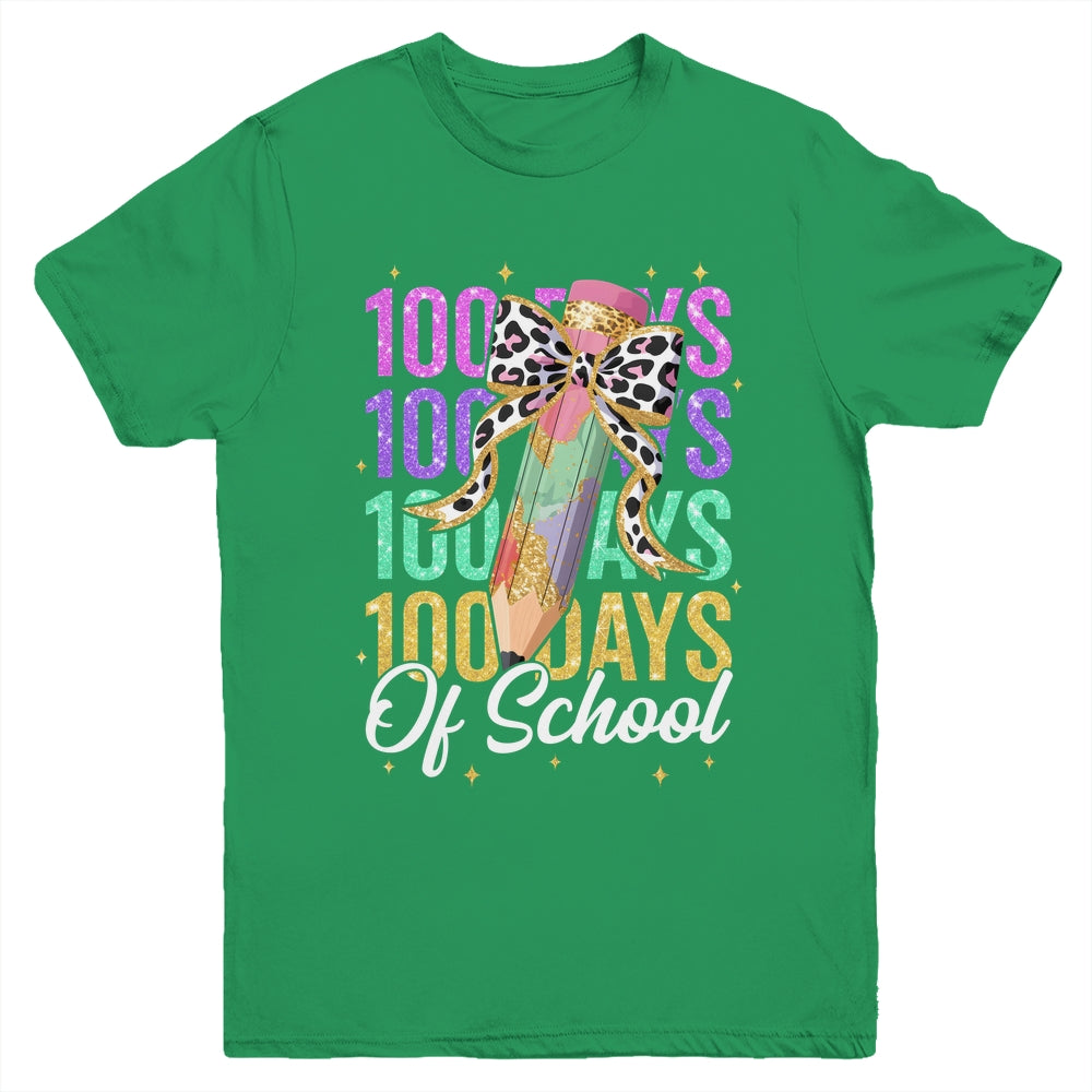 100 Days Of School Teacher 100th Day Of School Girls Kids Youth Shirt | siriusteestore