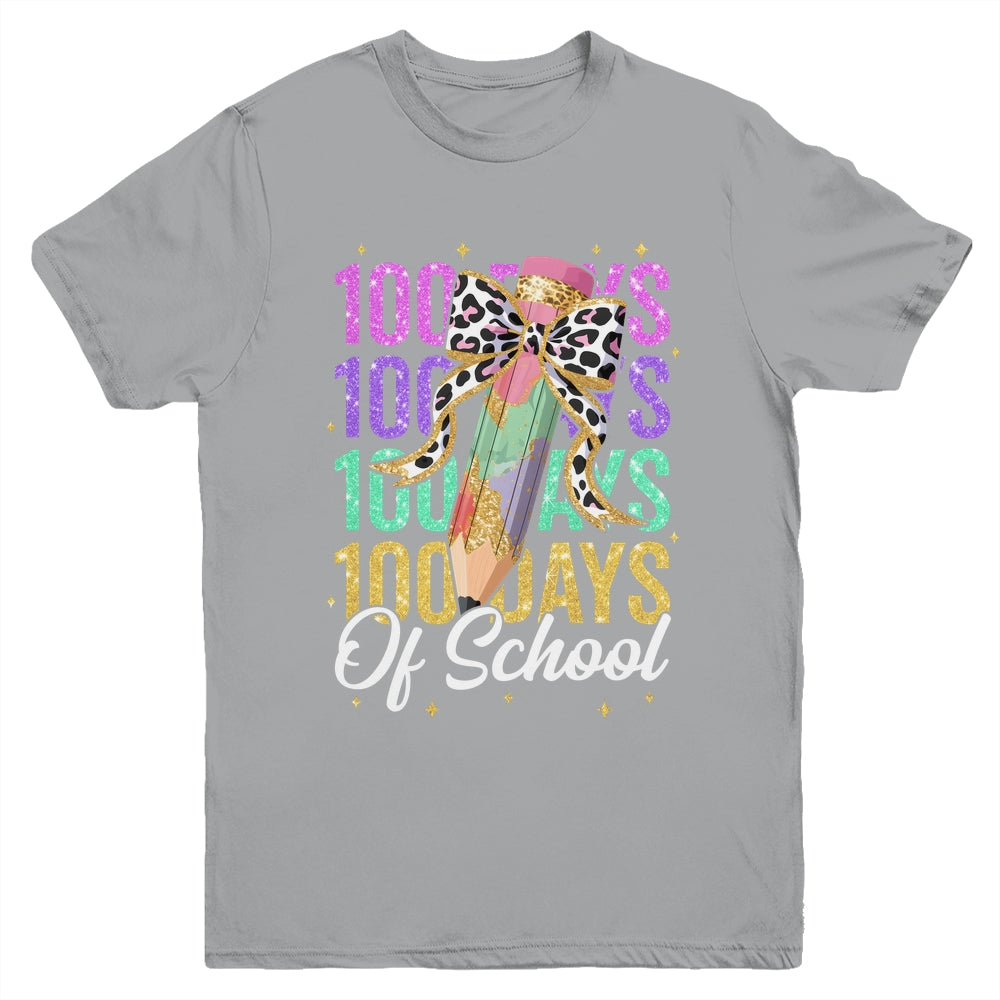 100 Days Of School Teacher 100th Day Of School Girls Kids Youth Shirt | siriusteestore