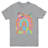 100 Days Smarter Kids Girls Unicorn 100th Day Of School Youth Shirt | siriusteestore