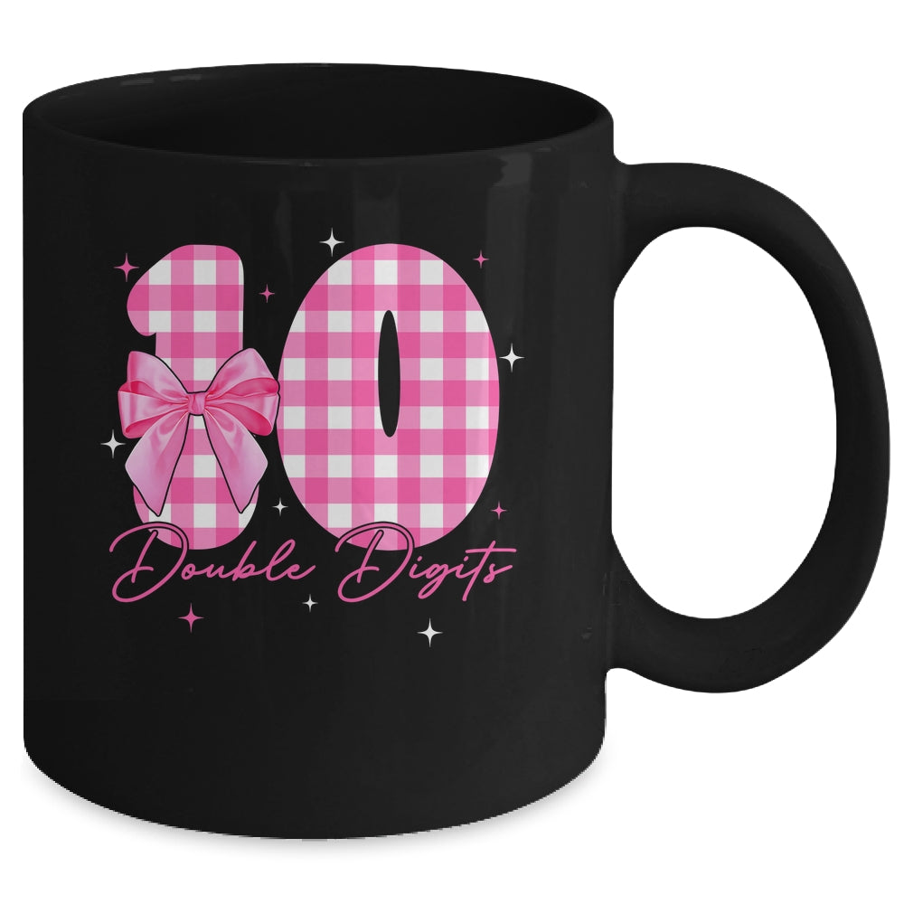 10 Double Digits 10th Birthday Girl Coquette 10 Year Old Mug | siriusteestore