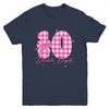 10 Double Digits 10th Birthday Girl Coquette 10 Year Old Youth Shirt | siriusteestore