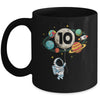 10 Years Old Birthday Boy Astronaut Space 10th Birthday Mug | siriusteestore