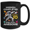 10th Birthday Astronaut 10 Years Old Outer Space Birthday Mug | siriusteestore