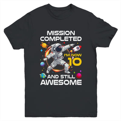 10th Birthday Astronaut 10 Years Old Outer Space Birthday Youth Shirt | siriusteestore