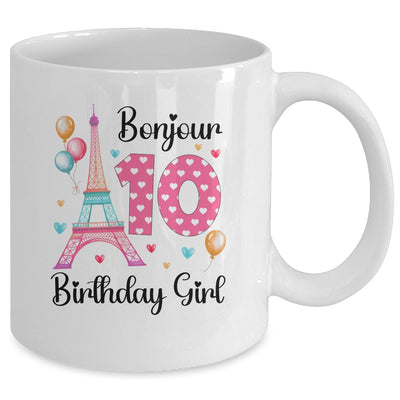 10th Birthday Girl Outfit France French Paris Eiffel Tower Mug | siriusteestore