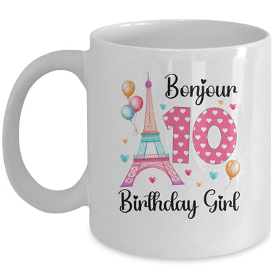 10th Birthday Girl Outfit France French Paris Eiffel Tower Mug | siriusteestore