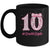 10th Birthday Girl Pink Coquette Bow 10 Year Old Aesthetic Mug | siriusteestore