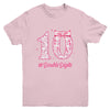 10th Birthday Girl Pink Coquette Bow 10 Year Old Aesthetic Youth Shirt | siriusteestore