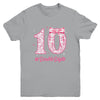 10th Birthday Girl Pink Coquette Bow 10 Year Old Aesthetic Youth Shirt | siriusteestore