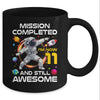 11th Birthday Astronaut 11 Years Old Outer Space Birthday Mug | siriusteestore