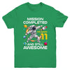11th Birthday Astronaut 11 Years Old Outer Space Birthday Youth Shirt | siriusteestore