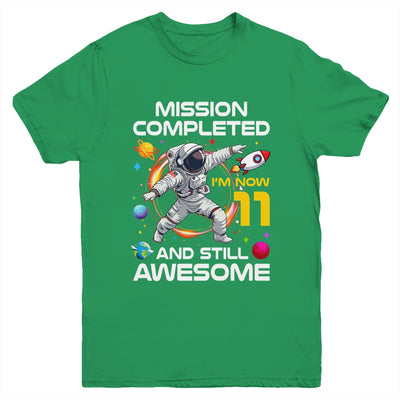11th Birthday Astronaut 11 Years Old Outer Space Birthday Youth Shirt | siriusteestore