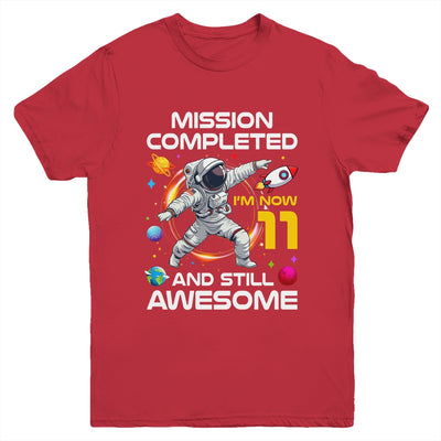 11th Birthday Astronaut 11 Years Old Outer Space Birthday Youth Shirt | siriusteestore