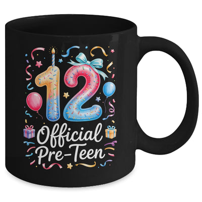12 Official Pre-Teen Coquette 12 Year Old 12th Birthday Girl Mug | siriusteestore