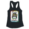 13th Birthday Decoration Girl Messy Bun 13 Years Old Tie Dye Shirt & Tank Top | siriusteestore