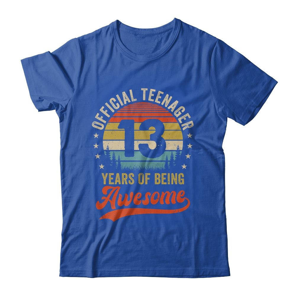 Official Teenager T-Shirt - Blue 13th Birthday Boy Gift