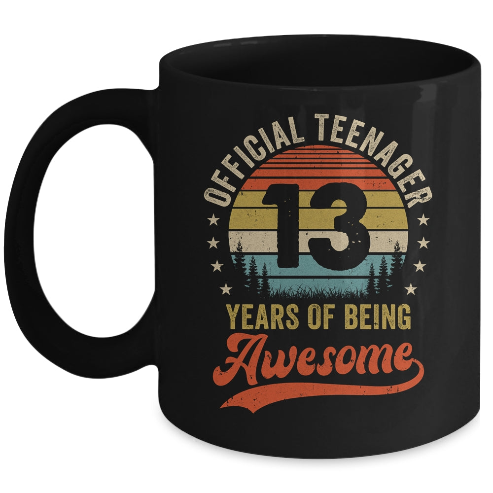 13th Birthday Gifts 13 Year Old Boys Girls Official Teenager Mug | siriusteestore