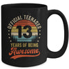 13th Birthday Gifts 13 Year Old Boys Girls Official Teenager Mug | siriusteestore