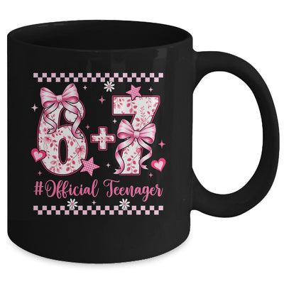 13th Birthday Girls 13 Years Official Teenager Six Seven Mug | siriusteestore