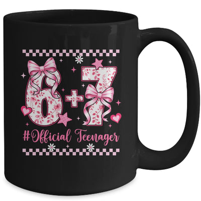 13th Birthday Girls 13 Years Official Teenager Six Seven Mug | siriusteestore